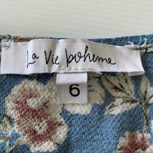 ✨ HOST PICK ✨ La Vie Boheme Floral Kimono Top Size 6 - Picture 6 of 6